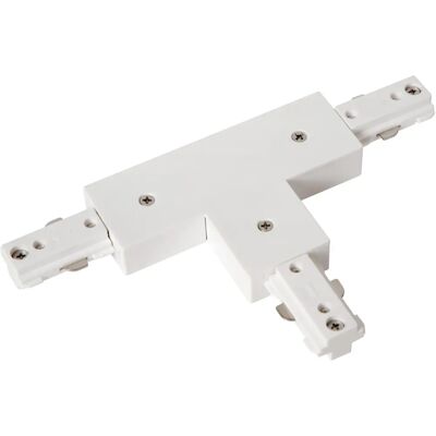 Conector en T de Lucide 1 circuito - Blanco - Accesorio para sistema de carril Conector en T de Lucide 1 circuito - Blanco - Accesorio para sistema de carril