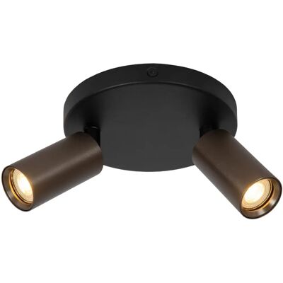 Lucide RITMO 2-Licht Deckenstrahler - Dunkelbraun Lucide RITMO 2-Licht Deckenstrahler - Dunkelbraun