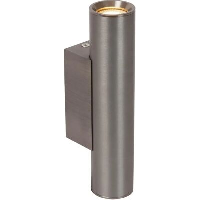 Lucide Dupla Up & Down Wandlamp - IJzergrau - Wandlamp Lucide Dupla Up & Down Wandlamp - IJzergrau - Wandlamp
