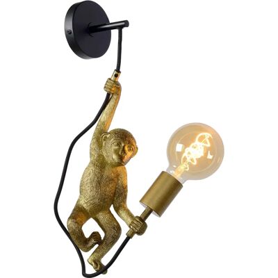 Lucide Extravaganza Chimp Applique da Parete - Nero - 48,5cm Lucide Extravaganza Chimp Applique da Parete - Nero - 48,5cm