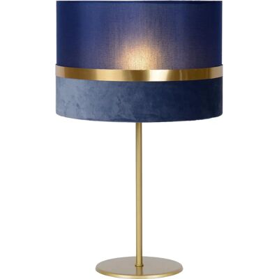 Lucide Tusse Retro Lampa Stołowa - Niebieska - Ø30cm - E14 Lucide Tusse Retro Lampa Stołowa - Niebieska - Ø30cm - E14