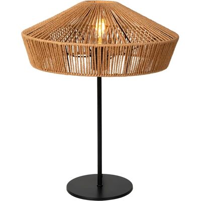 Lucide Yunkai Cottage Lampka stołowa - Jasne drewno - Ø40cm - H50cm - Lampka stołowa Lucide Yunkai Cottage Lampka stołowa - Jasne drewno - Ø40cm - H50cm - Lampka stołowa