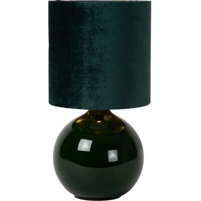 Lampa stołowa Zielona Esterad od Lucide - Kompatybilna z LED - 24x24x47cm Lampa stołowa Zielona Esterad od Lucide - Kompatybilna z LED - 24x24x47cm