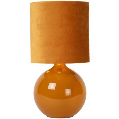 Lucide Esterad Oker Żółta Lampka Stołowa - Klasyczna, 60W Lucide Esterad Oker Żółta Lampka Stołowa - Klasyczna, 60W