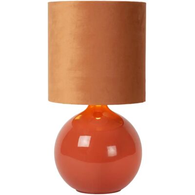 Lucide Esterad Pomarańczowa Lampka Nocna - Styl Retro Lucide Esterad Pomarańczowa Lampka Nocna - Styl Retro