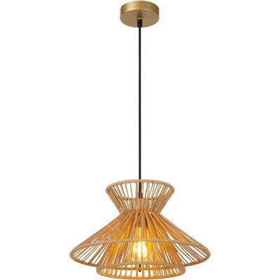 Lucide Tasman Hängeleuchte - Helles Holz - Höhenverstellbar Lucide Tasman Hängeleuchte - Helles Holz - Höhenverstellbar