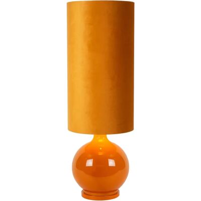 Lucide Esterad Gelbe Stehlampe - Ø34cm - 1xE27 - Retro Stil Lucide Esterad Gelbe Stehlampe - Ø34cm - 1xE27 - Retro Stil