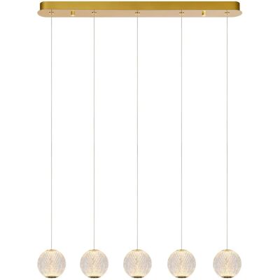 Lucide Cintra 5 Licht Warmweiß LED Pendellampe - Modern Beleuchtung Lucide Cintra 5 Licht Warmweiß LED Pendellampe - Modern Beleuchtung