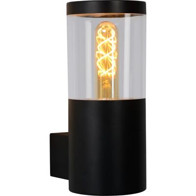 Lucide Fedor Wandleuchte - Schwarz - Außen IP44 - Modernes Zylinderdesign Lucide Fedor Wandleuchte - Schwarz - Außen IP44 - Modernes Zylinderdesign