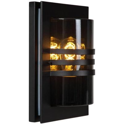 Lucide Privas Grote Buiten Wandlamp - Zwart - IP44 - E27 Lucide Privas Grote Buiten Wandlamp - Zwart - IP44 - E27
