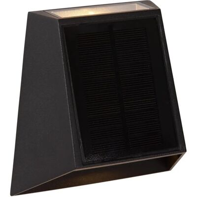 Lucide Luton Zwart Buitenwandlamp met Dimbare LED & Sensor - IP54 Lucide Luton Zwart Buitenwandlamp met Dimbare LED & Sensor - IP54