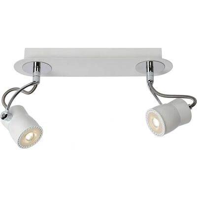 Lucide Samba Ceiling Spot - Black - 2x4.5W - 3000K - A+ Lucide Samba Ceiling Spot - Black - 2x4.5W - 3000K - A+