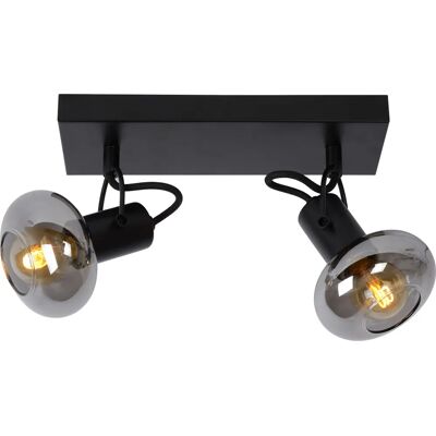 Lucide Madee Lampada da Soffitto Doppia - Moderno - Nera Lucide Madee Lampada da Soffitto Doppia - Moderno - Nera
