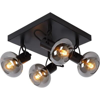 Lucide Madee Moderní Stropní Bodové Světlo - 4xE14 - Černé Lucide Madee Moderní Stropní Bodové Světlo - 4xE14 - Černé