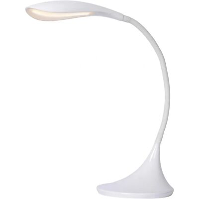 Lucide Emil - Lámpara de escritorio - Ø 17 cm - LED regulable - 1 x 4 W 3000 K - Negro/Blanco Lucide Emil - Lámpara de escritorio - Ø 17 cm - LED regulable - 1 x 4 W 3000 K - Negro/Blanco