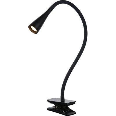 Lampe pince Lucide Zozy - LED 4W Dimmable Noire Lampe pince Lucide Zozy - LED 4W Dimmable Noire