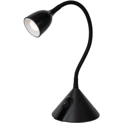Lucide Milo LED Schreibtischlampe - Schwarz - Modernes Design - 3,2W Lucide Milo LED Schreibtischlampe - Schwarz - Modernes Design - 3,2W