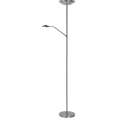 Lampada da terra Lucide Zenith Cromo satinato - Lampada da lettura Lampada da terra Lucide Zenith Cromo satinato - Lampada da lettura