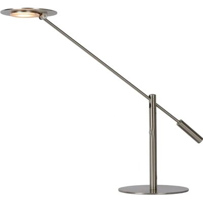 Lucide Anselmo Schreibtischlampe Satin Chrome Dimmbar Lucide Anselmo Schreibtischlampe Satin Chrome Dimmbar