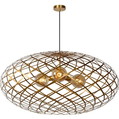 Závěsné svítidlo Lucide Wolfram - 3xE27 - 100cm - Zlato Závěsné svítidlo Lucide Wolfram - 3xE27 - 100cm - Zlato