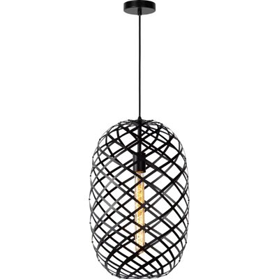 Lampadario sospeso Lucide Wolfram - Ø 32cm - Nero - Lampada moderna Lampadario sospeso Lucide Wolfram - Ø 32cm - Nero - Lampada moderna