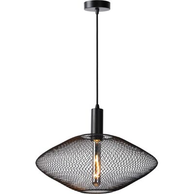 Suspension Moderne Mesh Lucide - 45cm Noir - Suspension - Publicité Suspension Moderne Mesh Lucide - 45cm Noir - Suspension - Publicité