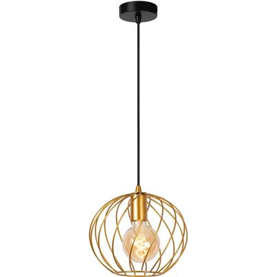 Lámpara Colgante Clásica Danza de Lucide - Ø25cm - E27 - Oro Mate Lámpara Colgante Clásica Danza de Lucide - Ø25cm - E27 - Oro Mate