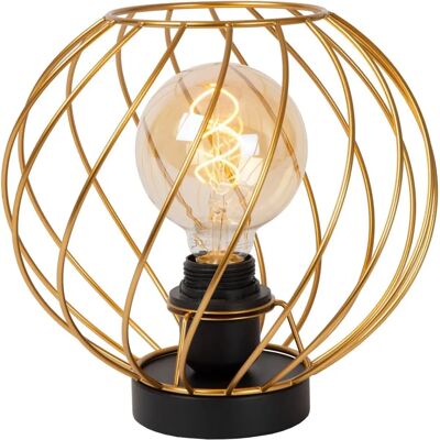 Lucide Lighting Danza Klassische Tischlampe - Ø 25cm - 1xE27 - Matt Gold Lucide Lighting Danza Klassische Tischlampe - Ø 25cm - 1xE27 - Matt Gold