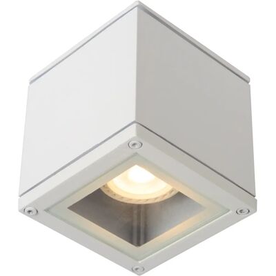 Spotlight da soffitto bianco Lucide Aven - Bagno IP65 1xGU10 Spotlight da soffitto bianco Lucide Aven - Bagno IP65 1xGU10