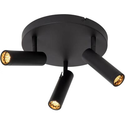 Lucide Lighting 3-Light Black Ceiling Spotlight - Ceiling Spotlight Lucide Lighting 3-Light Black Ceiling Spotlight - Ceiling Spotlight