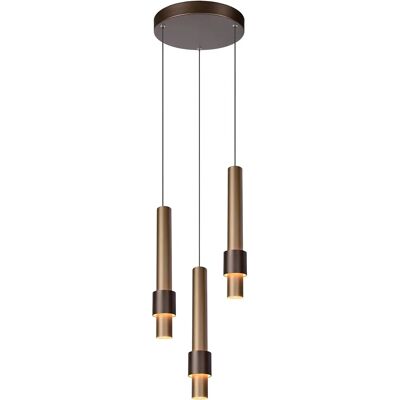 Lucide Margary 3-Light Pendant - Modern Aluminium Fixture Lucide Margary 3-Light Pendant - Modern Aluminium Fixture