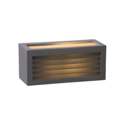Lucide Dimo Utendørs Vegglampe IP54 - Moderne Aluminium 18W Lucide Dimo Utendørs Vegglampe IP54 - Moderne Aluminium 18W