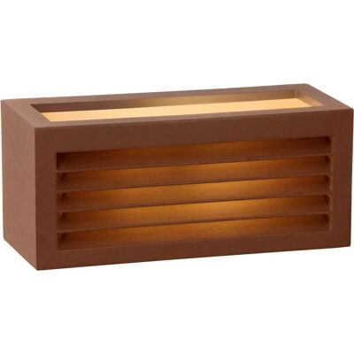 Lucide Dimo Lampa ścienna - Rust Brown - IP54 - 1xE27 Lucide Dimo Lampa ścienna - Rust Brown - IP54 - 1xE27