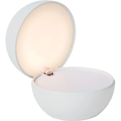 Lucide Clipper Dobíjecí LED Stolní lampa - Bílá - 12cm Lucide Clipper Dobíjecí LED Stolní lampa - Bílá - 12cm
