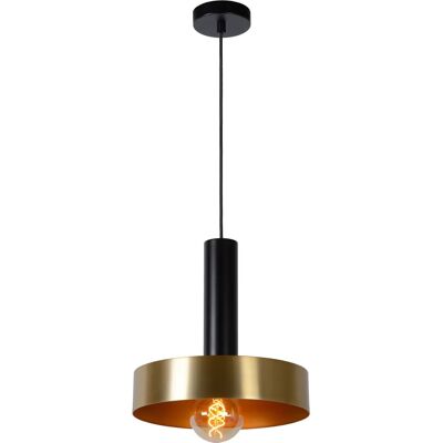 Lámpara colgante retro Lucide Giada - Ø 30cm - 1xE27 - Oro mate - Lámpara de suspensión Lámpara colgante retro Lucide Giada - Ø 30cm - 1xE27 - Oro mate - Lámpara de suspensión