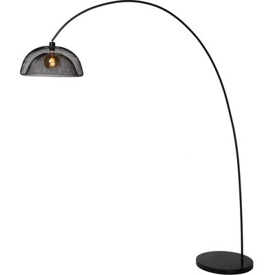 Lucide Mesh Stojací lampa - Nastavitelný kovový kryt - Černá Lucide Mesh Stojací lampa - Nastavitelný kovový kryt - Černá