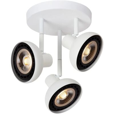 Lucide Sensas Wit Plafondspot - 3 Licht, Ø 25,8cm Lucide Sensas Wit Plafondspot - 3 Licht, Ø 25,8cm