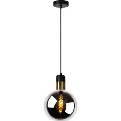 Wisząca lampa vintage Lucide Julius - Szary dym - Lampa wisząca Wisząca lampa vintage Lucide Julius - Szary dym - Lampa wisząca