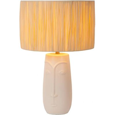 Lucide Viso Weiße Keramik-Tischlampe - Ø36cm - E27 - Klassisch Lucide Viso Weiße Keramik-Tischlampe - Ø36cm - E27 - Klassisch