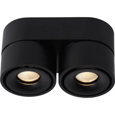 Lucide Yumiko Moderne Deckenleuchte - Ø 7,8cm - LED Dim. - 2x8W - Schwarz Lucide Yumiko Moderne Deckenleuchte - Ø 7,8cm - LED Dim. - 2x8W - Schwarz