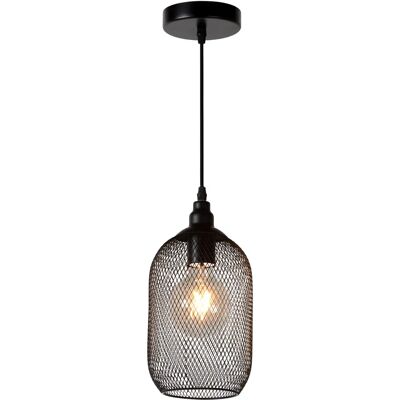 Lucide Mesh Vintage Pendelleuchte - Hängeleuchte - Schwarz Lucide Mesh Vintage Pendelleuchte - Hängeleuchte - Schwarz