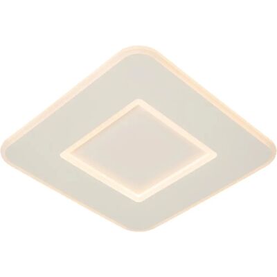 Lucide Axelle Quadrat LED Deckenspot - Weiß - Deckenleuchte Lucide Axelle Quadrat LED Deckenspot - Weiß - Deckenleuchte