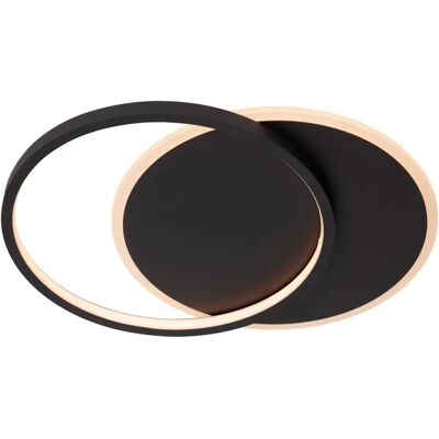 Lucide Axelle LED Deckenleuchte - Schwarz - 3 Stufen Dimmbar - 24W Lucide Axelle LED Deckenleuchte - Schwarz - 3 Stufen Dimmbar - 24W