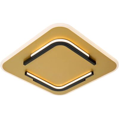 Lucide Andreas - Quadratische LED-Deckenleuchte - 30W - Matt Gold Lucide Andreas - Quadratische LED-Deckenleuchte - 30W - Matt Gold