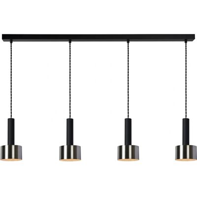 Lucide Teun 4-tyčová lampa - Industriální stropní svítidlo Lucide Teun 4-tyčová lampa - Industriální stropní svítidlo