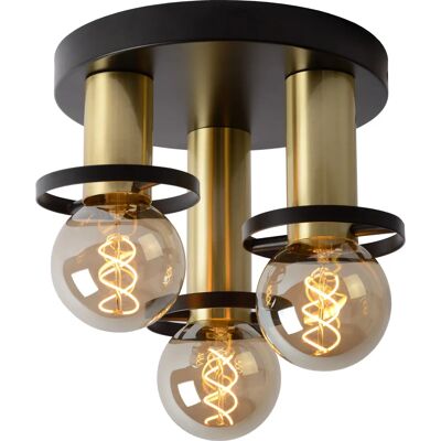 Lucide Anaka 30cm Schwarze Moderne Flachdeckenleuchte - Deckenlampe Lucide Anaka 30cm Schwarze Moderne Flachdeckenleuchte - Deckenlampe
