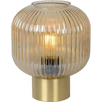 Lucide Maloto Amber Tischlampe - Retro, 20cm Lucide Maloto Amber Tischlampe - Retro, 20cm