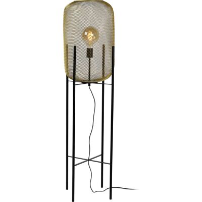 Lucide Mesh Vintage Gulvlampe - Ø35cm - E27 - Gull Lucide Mesh Vintage Gulvlampe - Ø35cm - E27 - Gull