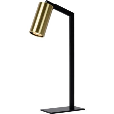 Lampa stołowa Sybil od Lucide - Czarna - 43cm - Kompatybilna z LED Lampa stołowa Sybil od Lucide - Czarna - 43cm - Kompatybilna z LED