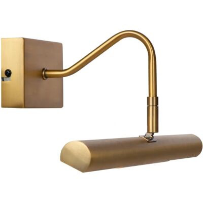 Lucide Vinz Klasyczne oświetlenie na obraz - 36cm, 2xG9, Matowe złoto Lucide Vinz Klasyczne oświetlenie na obraz - 36cm, 2xG9, Matowe złoto